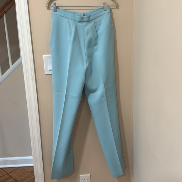 David Hayes Vintage Elegant Light Green Women's Blazer and Pants Suit - Picture 5 of 6